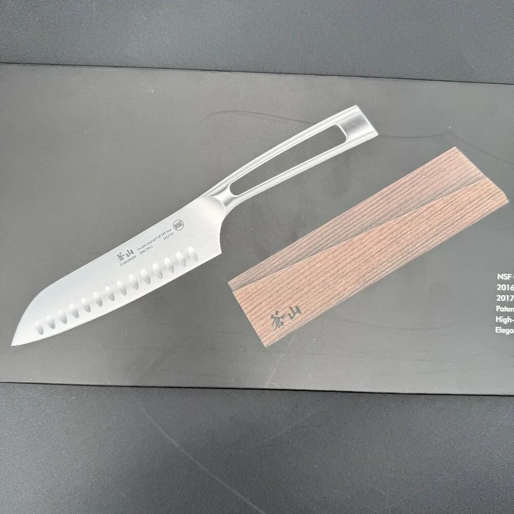 Cangshan TN1 Series 7-Inch Santoku Knife & Sheath Set